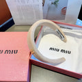 CHANEL THICK HEADBAND IN BEIGE CASHMERE 412453
